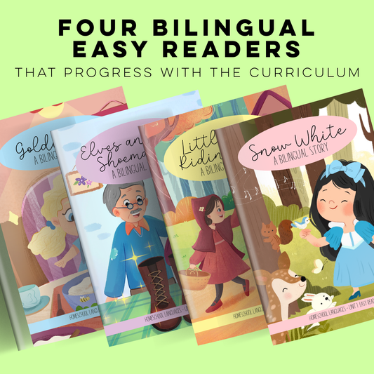 Bilingual French Storybook Set — Homeschool Fairytales (with Audio)