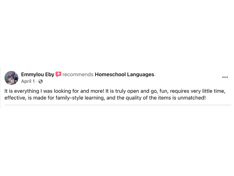 Parent review screenshot