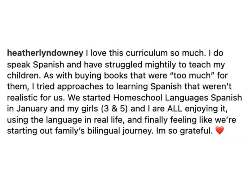 Parent review screenshot