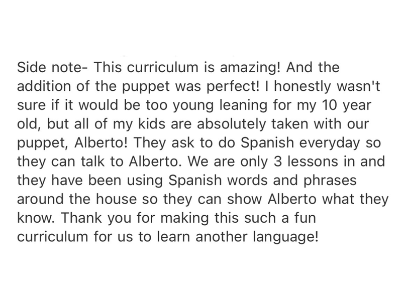 Parent review screenshot