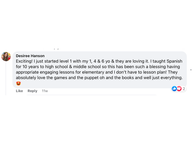 Parent review screenshot