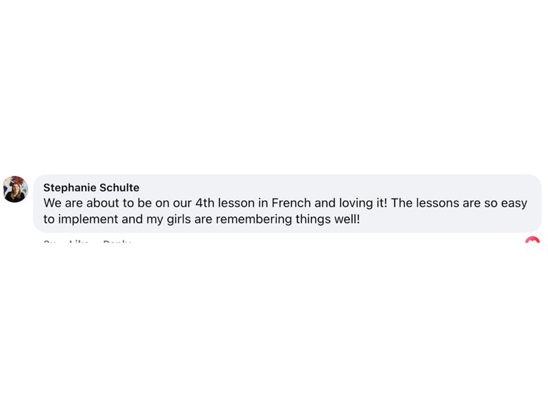 Parent review screenshot