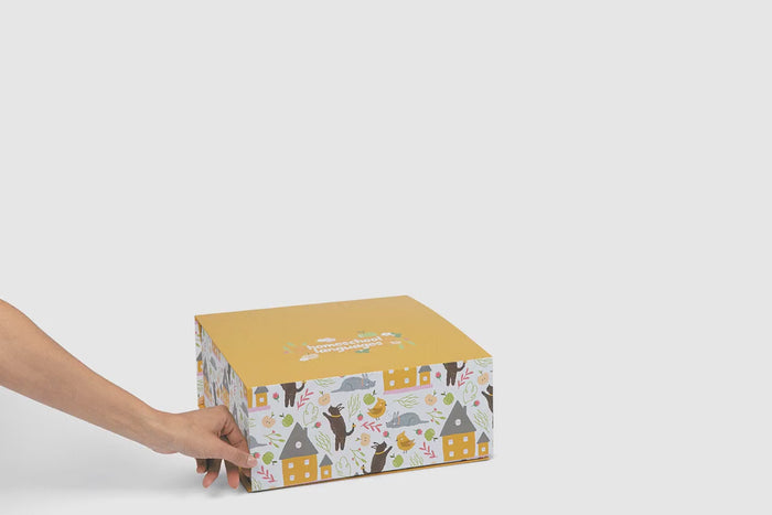 Opening the Homeschool Languages Level 1 curriculum box