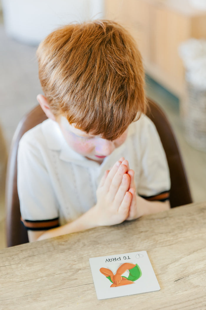 Boy praying