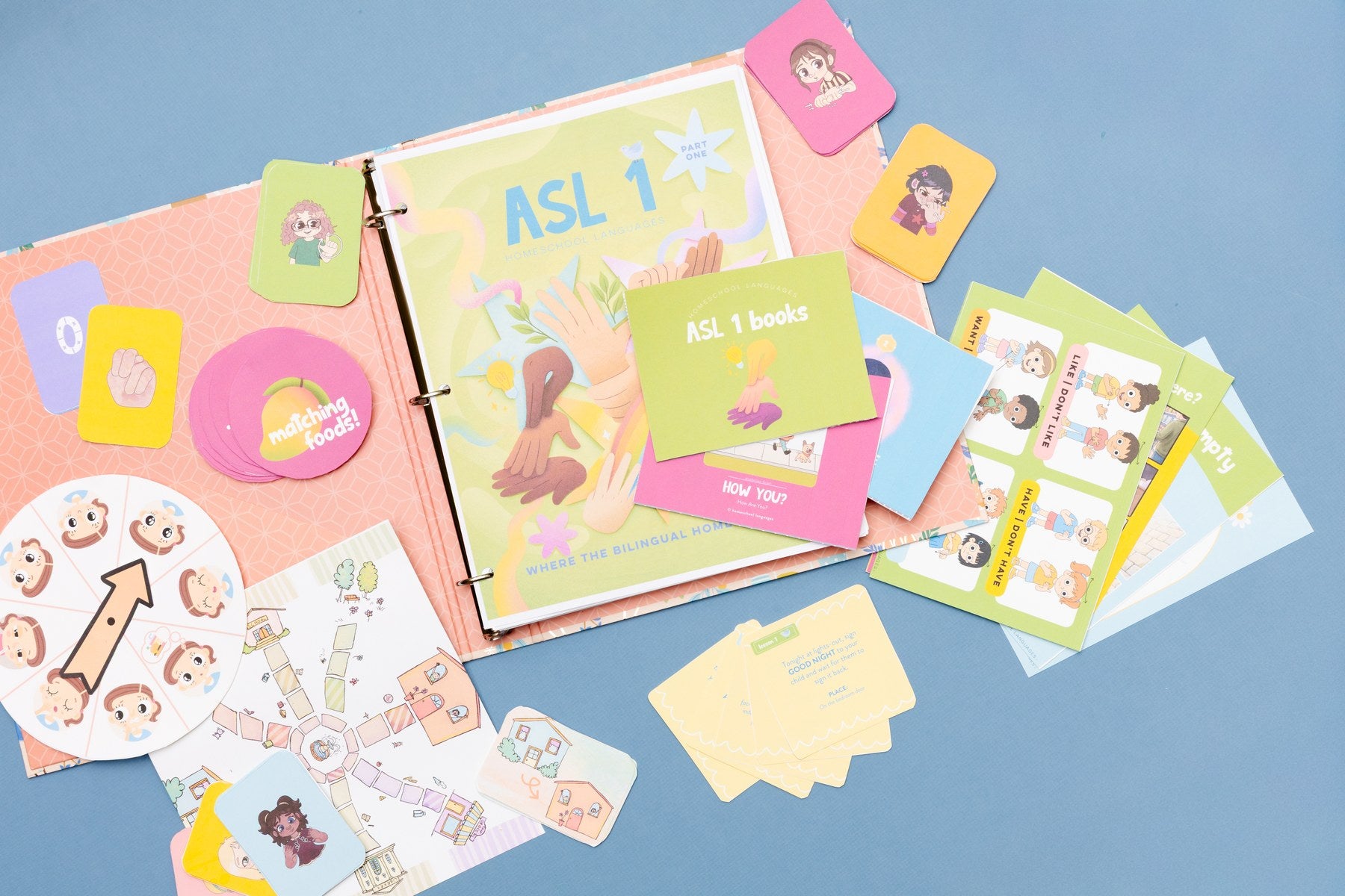 ASL Level 1 curriculum and printable activities